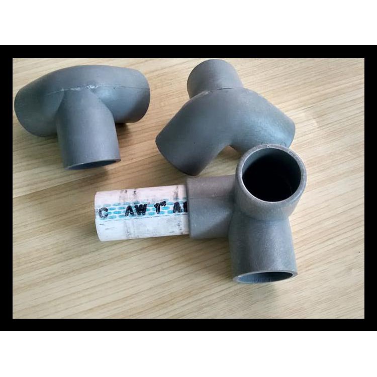 Konektor Paralon 3 Arah / 3 Way 1 Inch Warna Abu-Abu Best Seller 