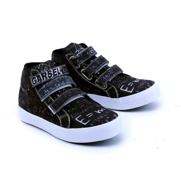 SEPATU ANAK LAKI LAKI / PEREMPUAN BOOTS KETS HITAM GS