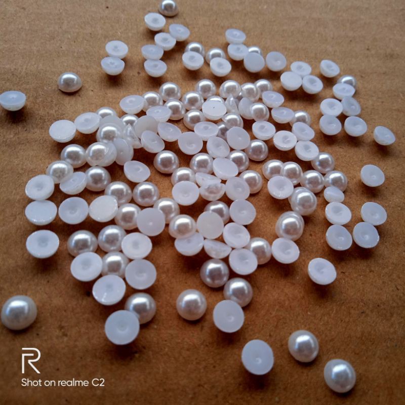 mutiara belah ukuran 6mm