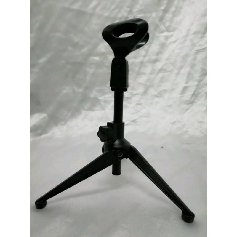 TRIPOD MIC / DUDUKAN MIC / STAND MIC MEJA DESKTOP KAKI TIGA