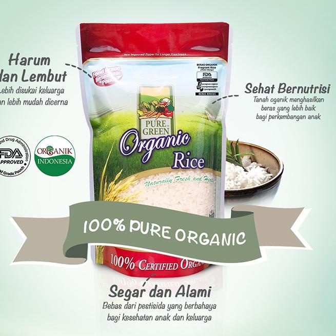 

Terbaik! Puregreen Organic Rice Beras Organik Multi Ethnic Kombinasi all varian Family Pack - 4,5 kg