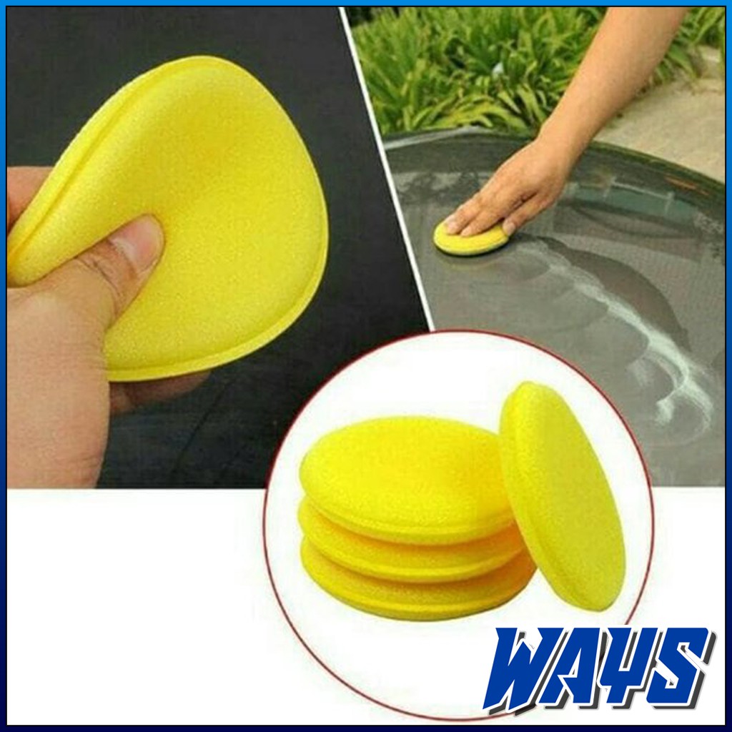 [Z100] Sponge Applicator Poles Detailing Busa Spon Wax Pad Spons Coating Cleaner Motor Mobil