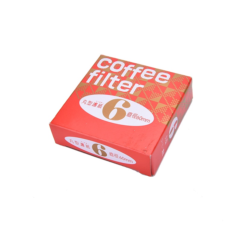 (Happy) 100pcs / Pak Kertas Filter Pengganti Untuk Pembuat Kopi