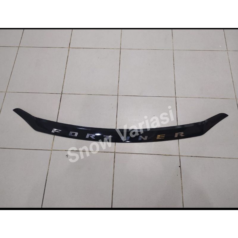 List Kap Mesin / Hood Moulding All New Fortuner 2016 Hitam Glossy
