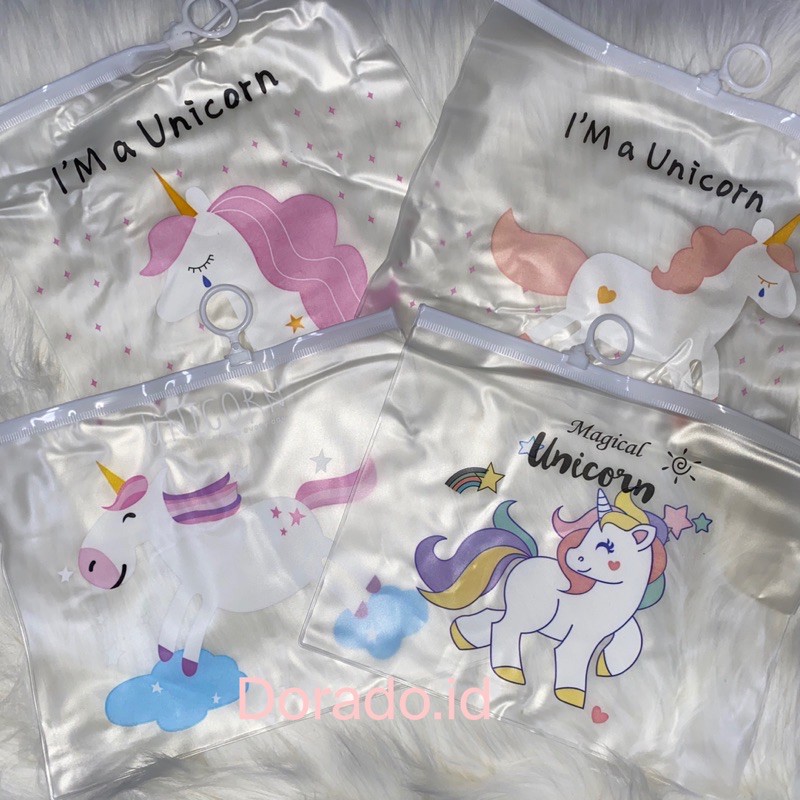 kotak pensil unicorn pink panther lucu-3