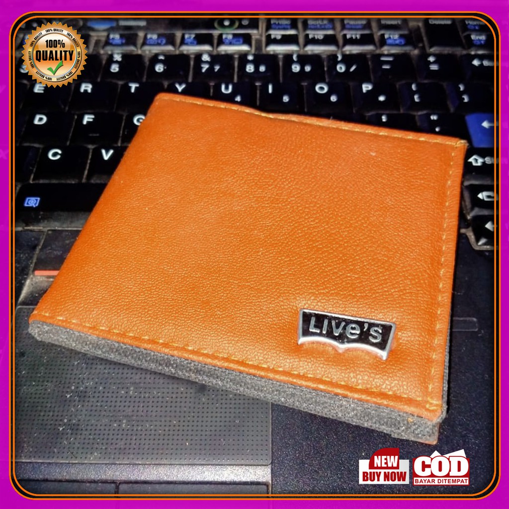 Dompet Bona pria Dompet Laki2 Dompet pendek bahan sintetik high quality