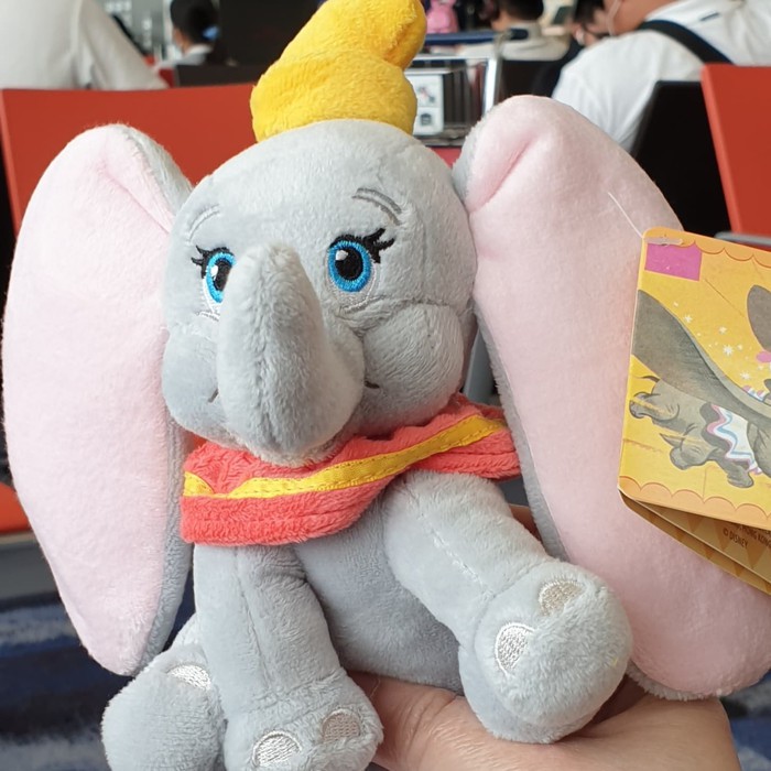 Unik Boneka Dumbo Small Authentic (Disneyland Hong Kong) Murah