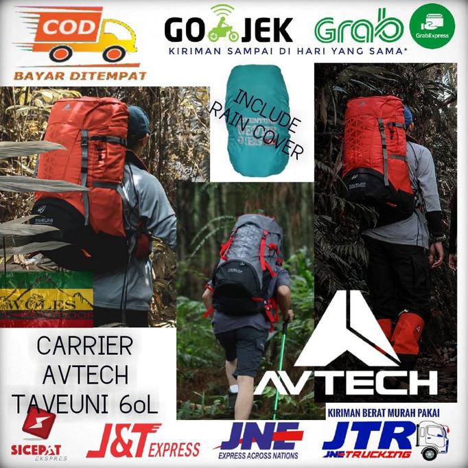 Carrier / Tas Gunung Avtech TAVEUNI 60L - Navy