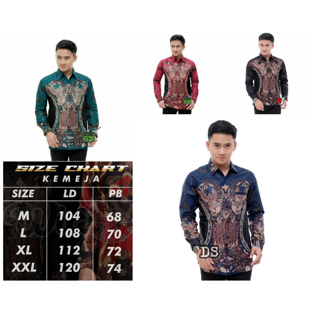 Kemeja Batik Ori Katun Super Halus. Limited Edition Fashion Pria Dewasa