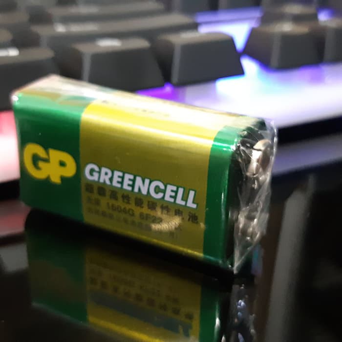 Baterai Battery Greencell GP 9V / Baterai Kotak 9V | cunvalla