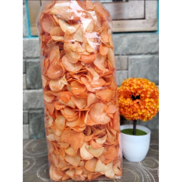 

COD Keripik/Kripik Singkong Rasa Balado Pedas Kering Termurah Isi 1 Kg