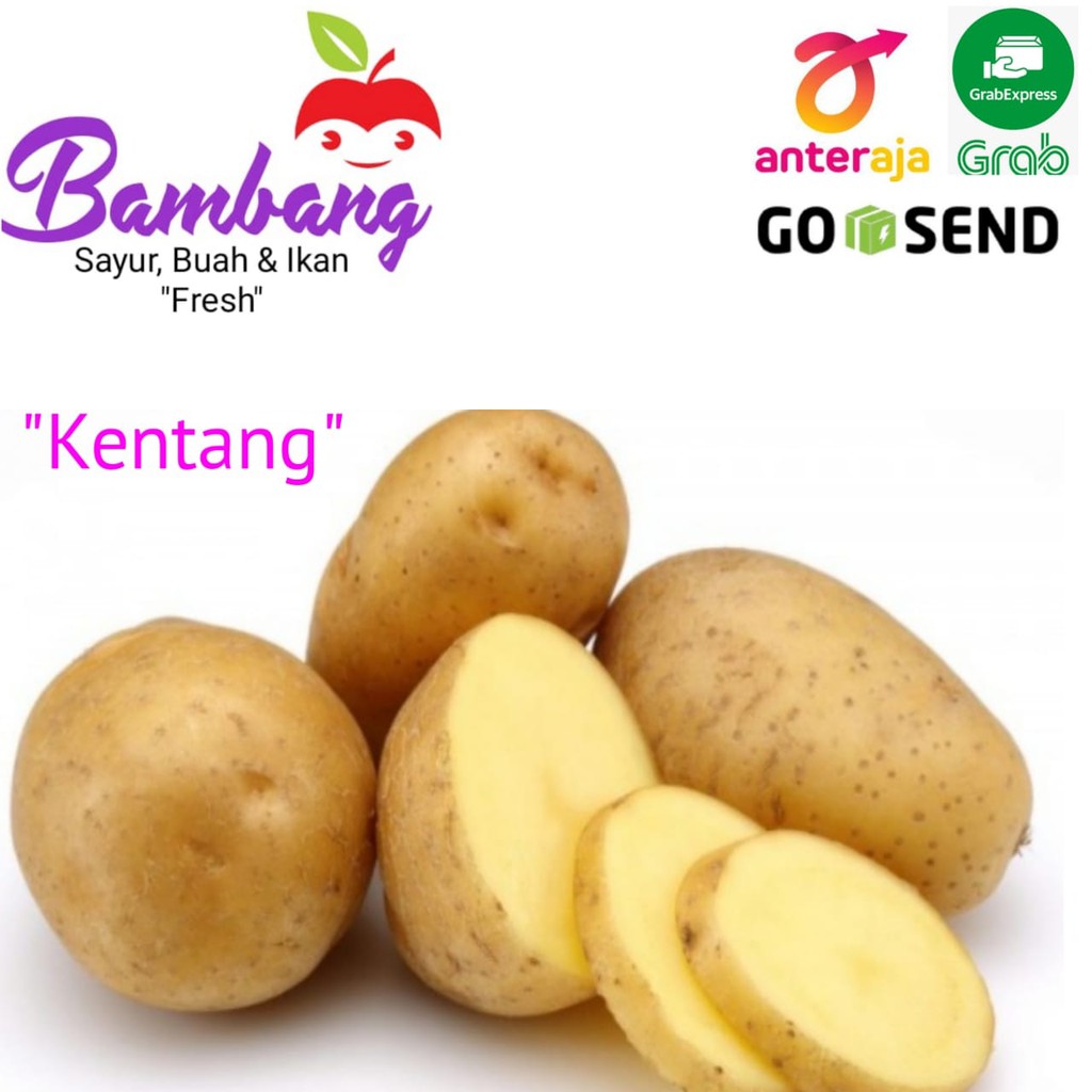 

kentang sayur segar kentang fresh kentang fres kentang pres 500 gram