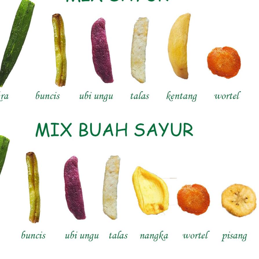 

700ml Crunchgie Keripik Sayur Krispi Keripik Buah Snack Sehat Snack Diet Crunchy Veggie