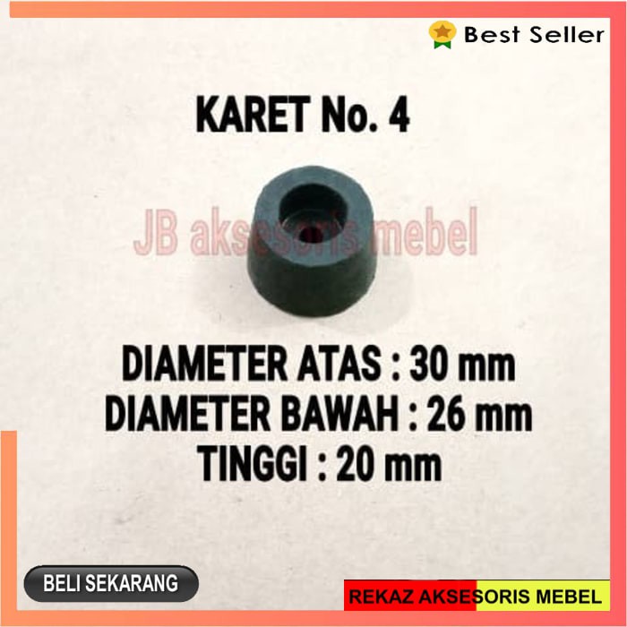 KARET KAKI BOX AMPLI SPEAKER No 4 / ALAS KARET KOMPOR GAS