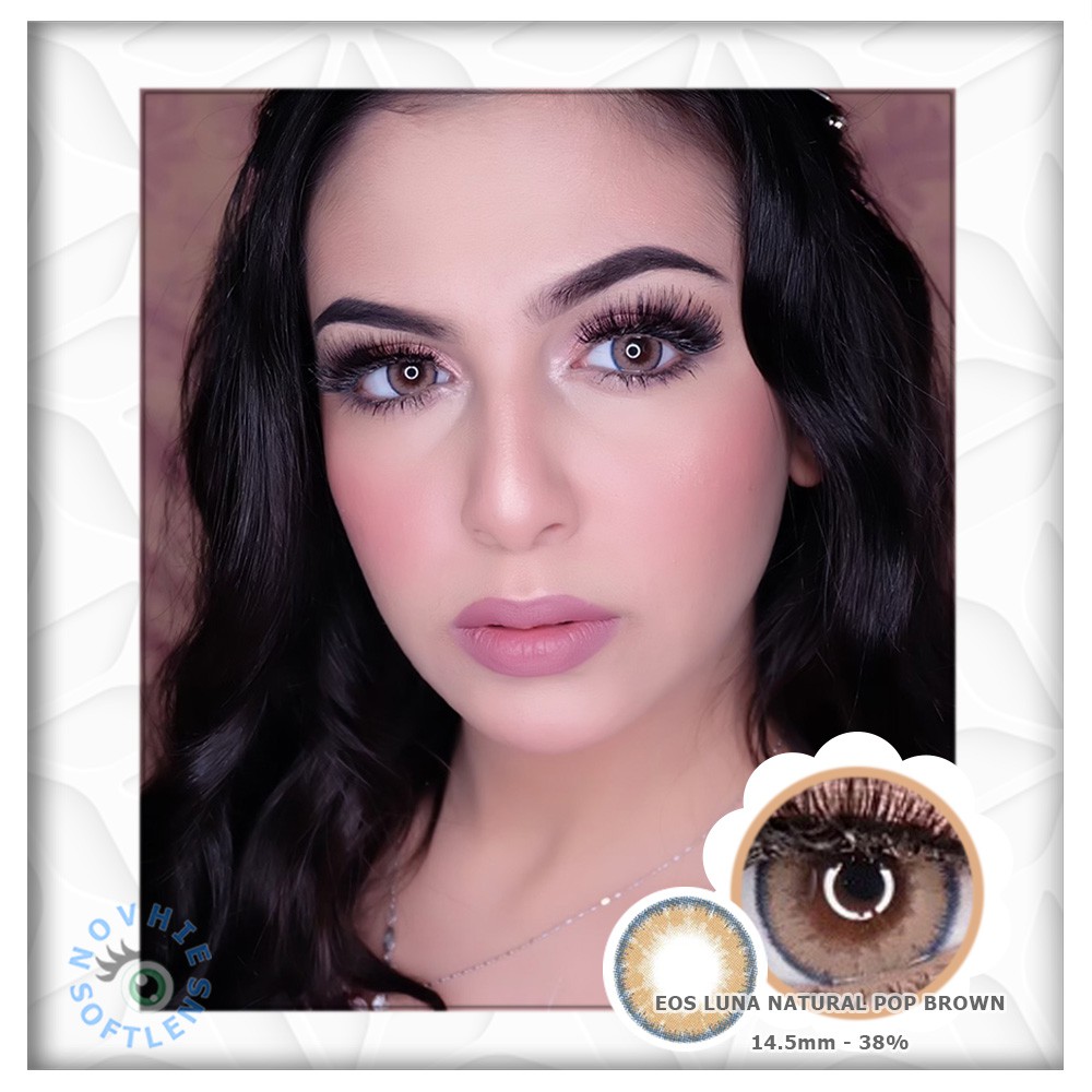 SOFTLENS EOS LUNA NATURAL POP BROWN