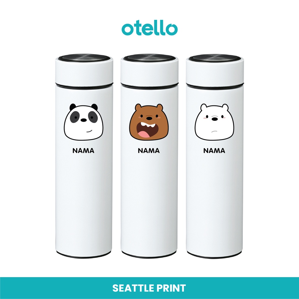 Otello Tumbler Custom We Bare Botol Minum Travel Print Karakter Vacuum Flask Tambler Lucu Tumblr Souvenir Anak