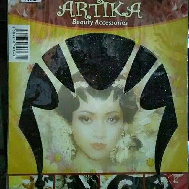 Stiker dahi pengantin solo make up