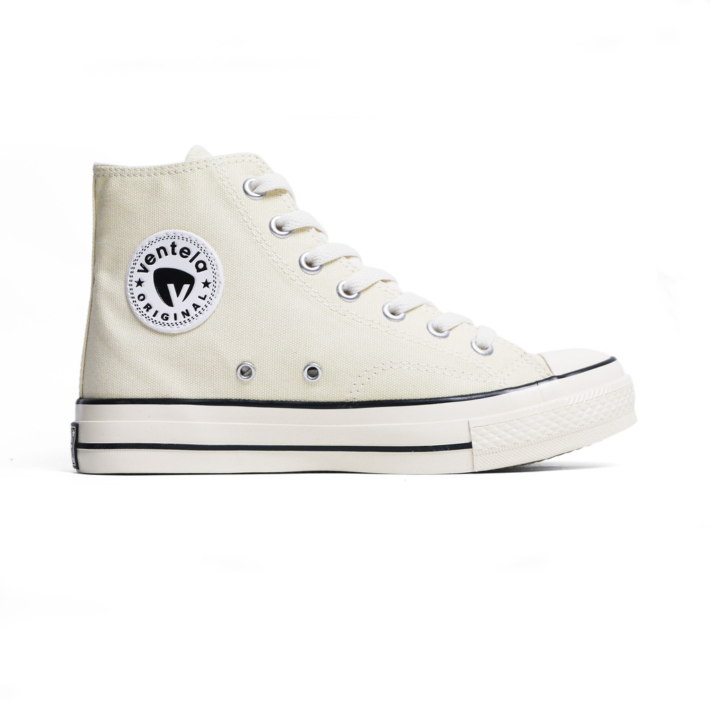 Sepatu Ventela 70s High Cream Original