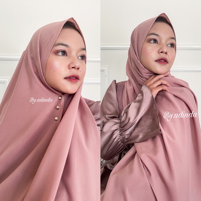 Pashmina Kancing instant Shawl Button Pasmina Hijab italiano instan diamond