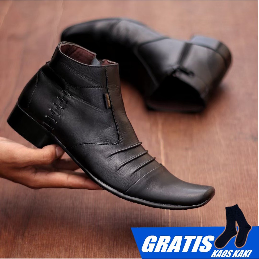 BADA|Sepatu Formal Pantofel Pria Kulit Asli Kerja Kantor Original