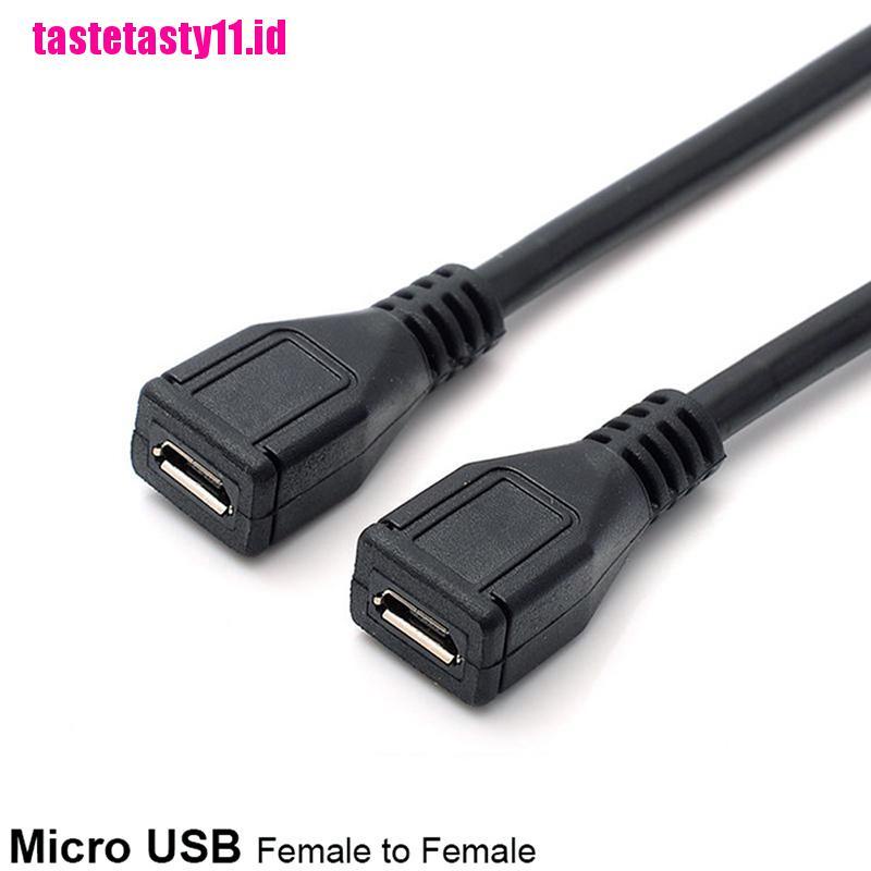 (TTID) Kabel Data / Charger Micro USB Female Ke Female