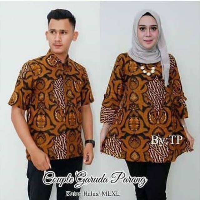 Couple batik Pekalongan murah berkualitas ready size jumbo