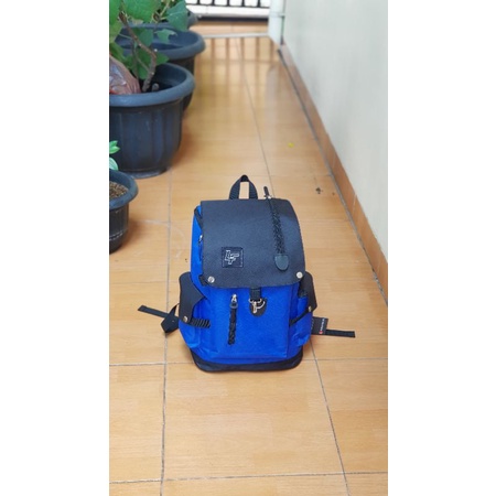 Tas ransel canvas motif bunga/tas canvas TAS RANSEL BERKAPASITAS BESAR