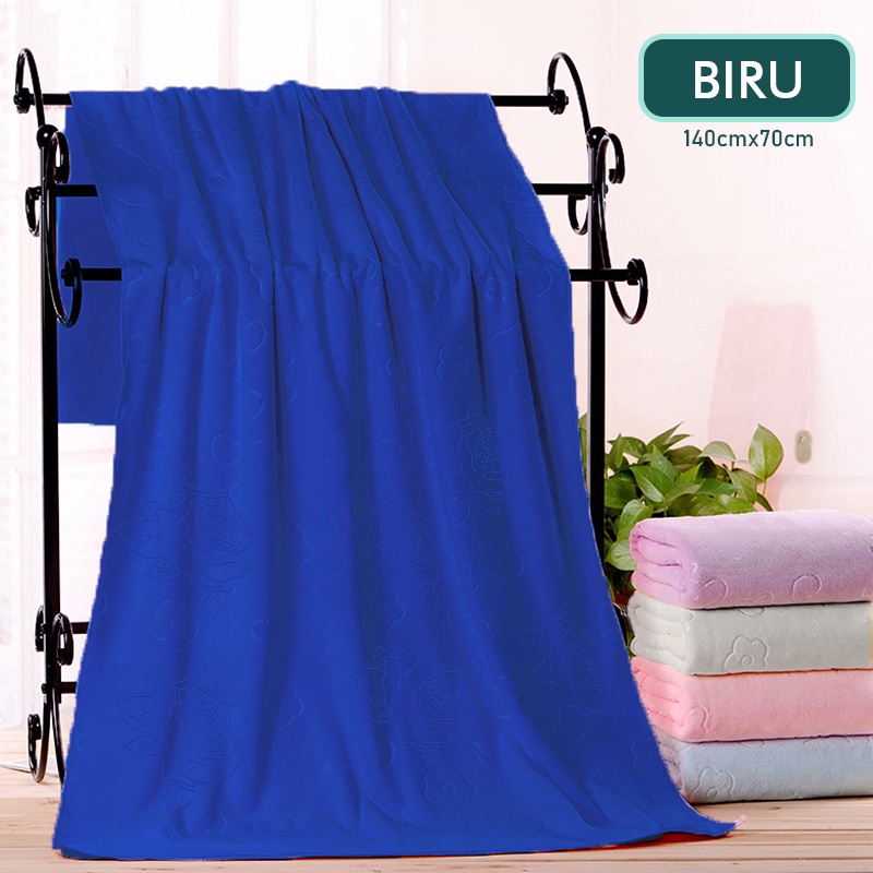 Handuk Mandi Dewasa Handuk Mandi Tebal Handuk Mandi Besar Handuk Mandi keluarga Handuk Mandi Ayah Ukuran 70cm x 140cm  H13