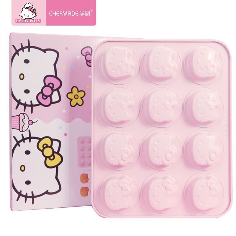 chefmade 12cups Kitty Mold cake bake pan KT7042/ loyang kue