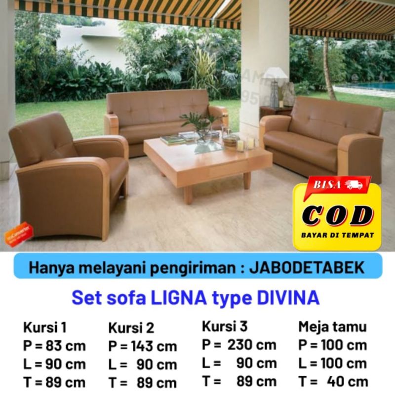 Sofa LIGNA type DIVINA