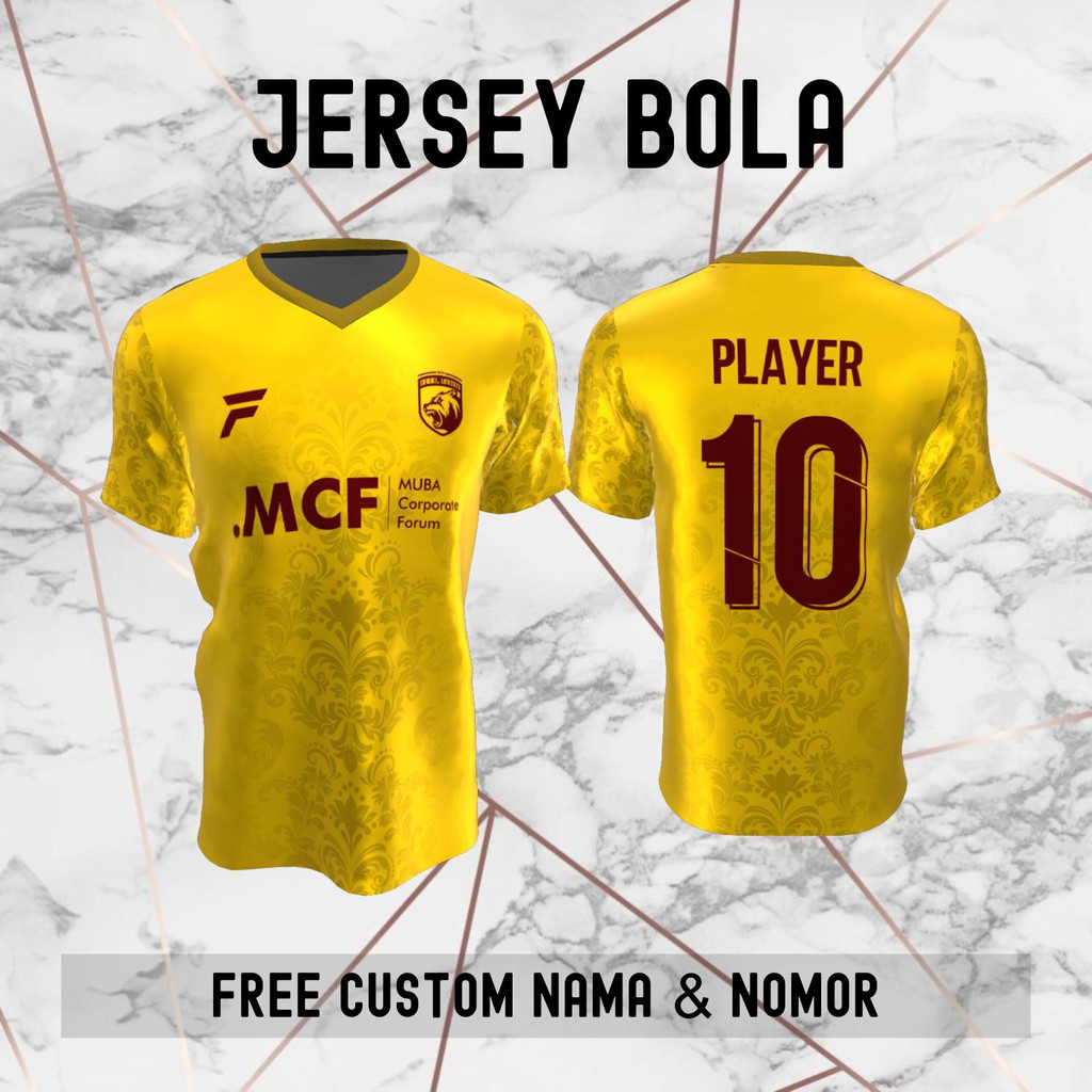 Jersey Batik Babel United Klub Bola Baju Kaos Custom Nama dan Nomor Punggung - 1100