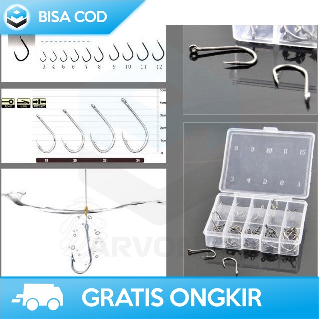 1 SET KAIL PANCING LENGKAP ORIGINAL TAFFSPORT FISHING HOOK 10 DEVISION