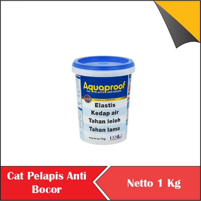 AQUAPROOF CAT PELAPIS ANTI BOCOR ANTI REMBES CAT TEMBOK EKSTERIO