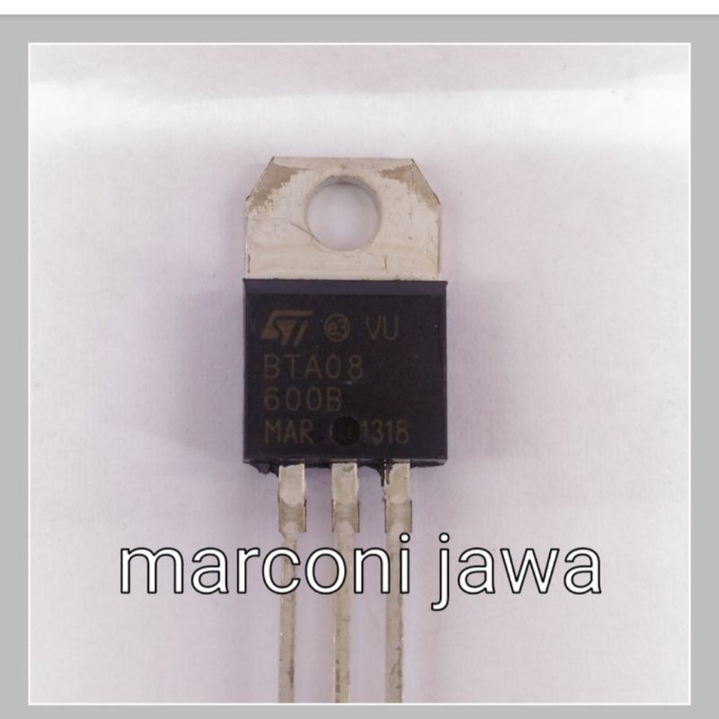 BTA08-600 triac 8A 600V