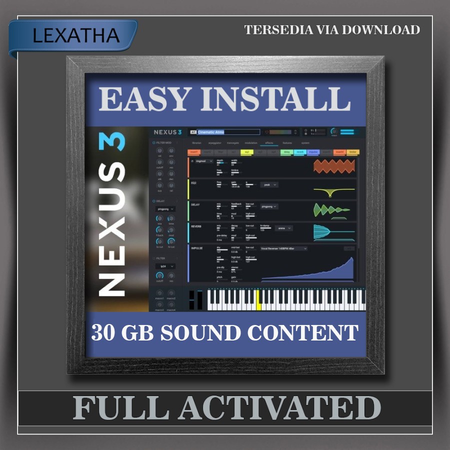 reFX NEXUS 3 WITH 30GB SOUND CONTENT - EASY INSTALL 64BIT | Shopee