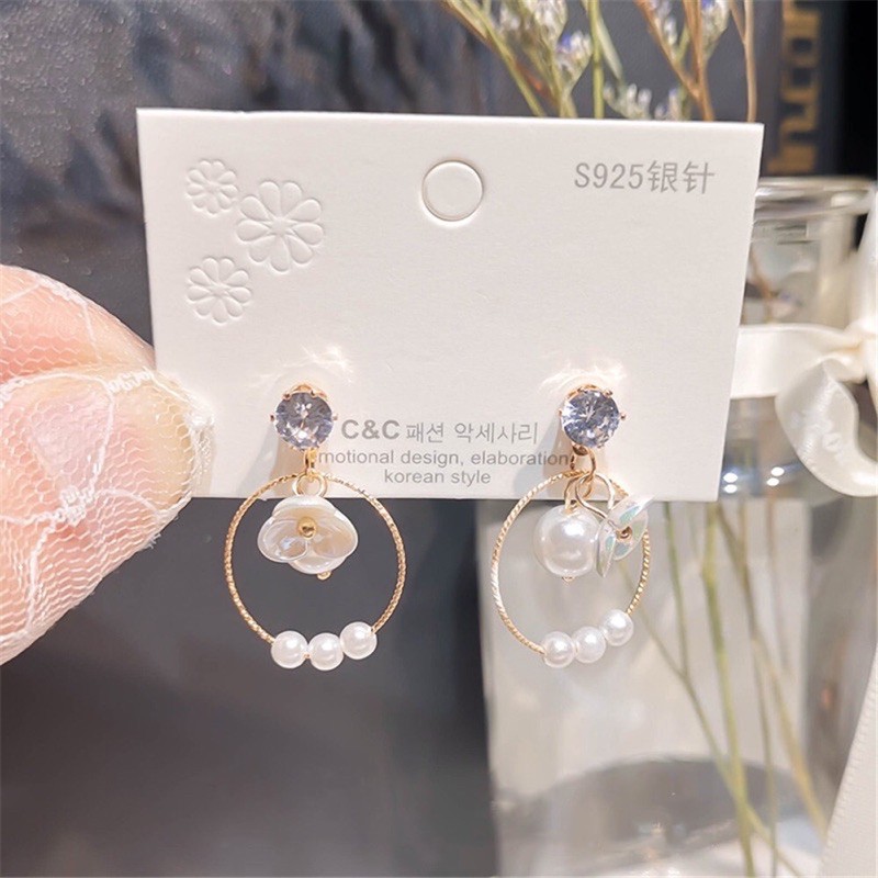 Anting Wanita dengan Bunga daisy korea style