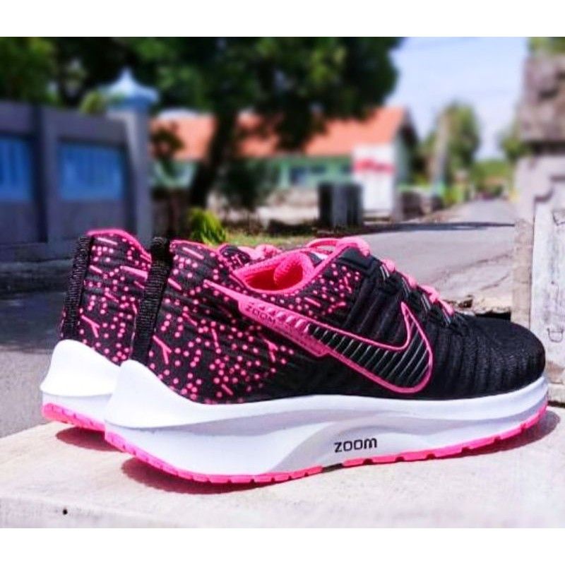 PINK - Sepatu ✓ Ringan Tinggi | Sepatu Sneakers Olahraga wanita ~ sepatu kets cewek viral sekolah