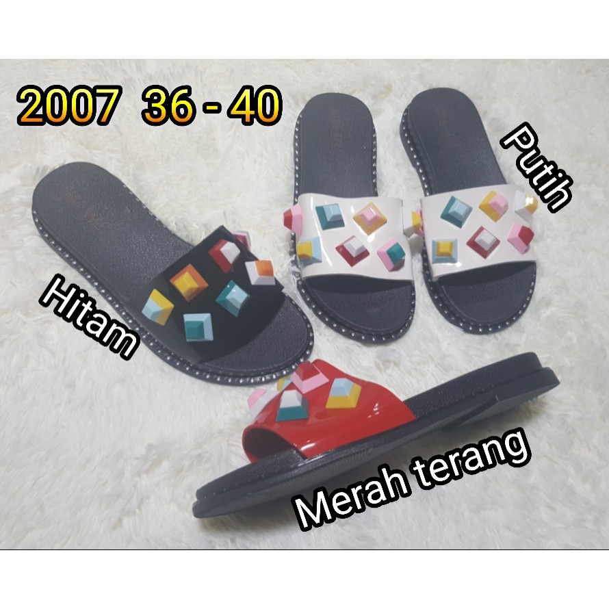 sandal jelly bara bara sendal wanita karet import 2007