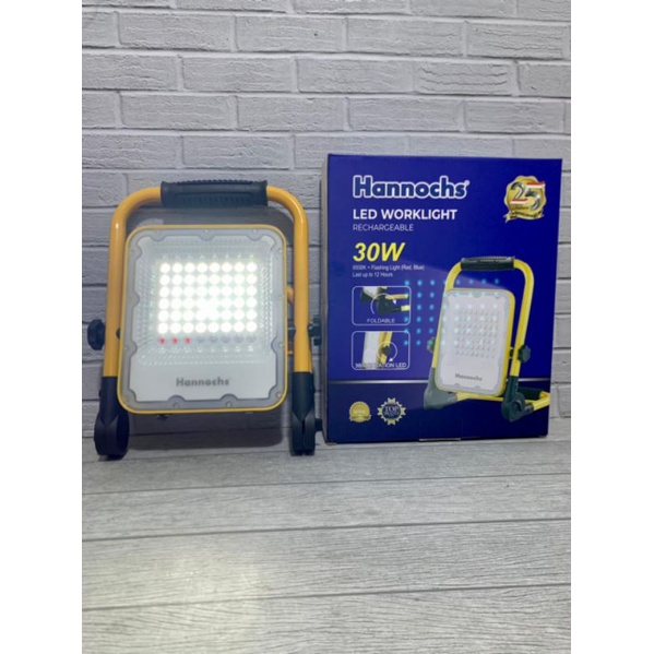 HANNOCHS LED WORKLIGHT 30W LAMPU SOROT EMERGENCY LAMPU KERJA ORIGINAL