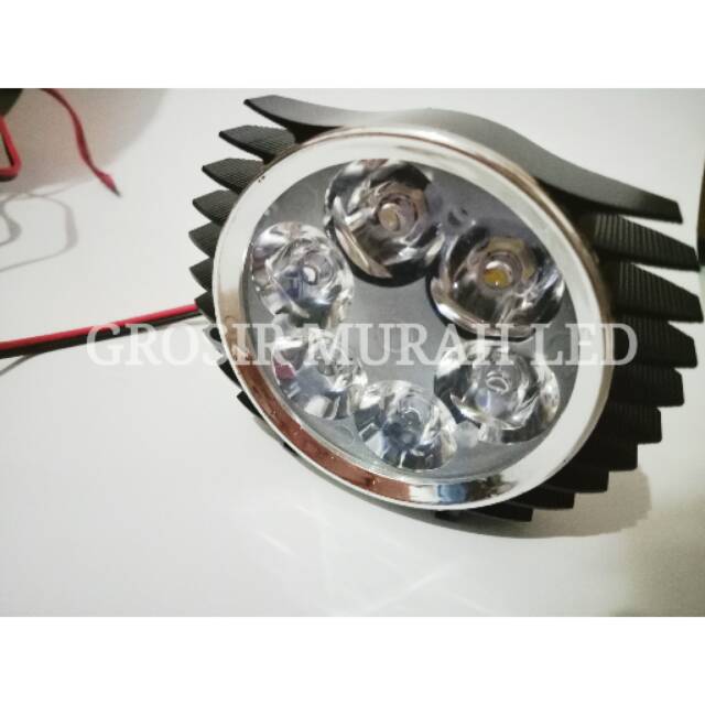 Lampu LED CREE Tembak Sorot 6 Mata Gepeng Slim Motor HIGH QUALITY