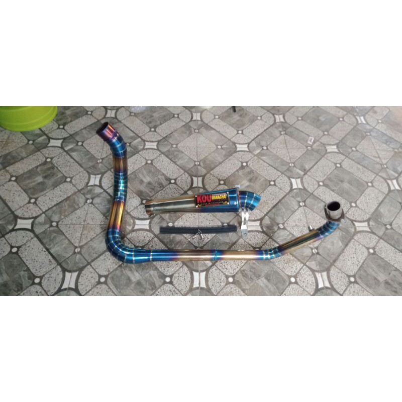 Knalpot racing KOU KIDAL COBRA buat motor new cbr 150r dan sonic 150