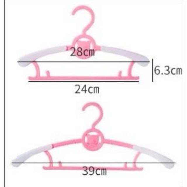 1234OS - Hanger Setelan Anak | Gantungan Baju Anak | Hanger Baby Display Anak.