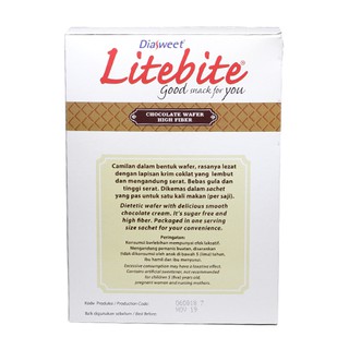 Litebite Wafer Chocolate 180GR | Shopee Indonesia