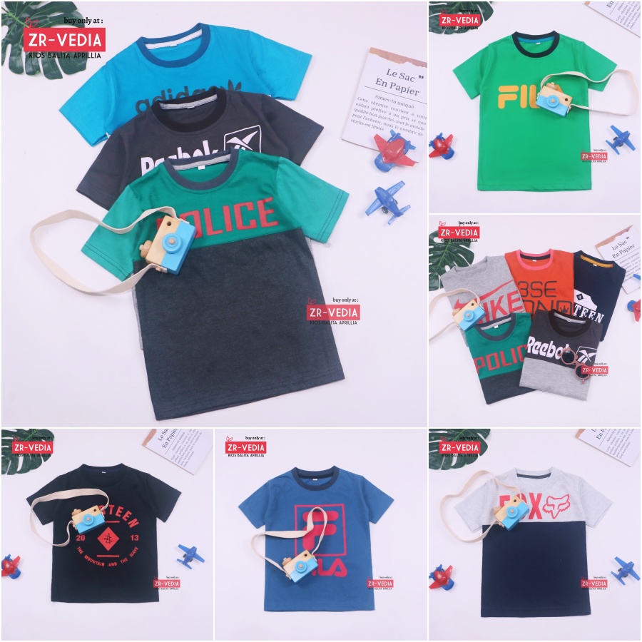 Kaos Cool Kids uk 3-4 Tahun / Baju Branded Distro Anak Laki Export Branded Cowok Laki Lengan Pendek Kiosbalitaaprillia