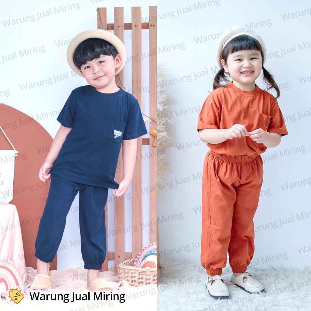 Setelan Anak JOJO 0-4 Tahun Baju Celana Panjang Jogger Joger Basic Playset Spandex Set Kaos Oblong Katun Tidur Harian Laki Perempuan Cowok Cewek Baby Bayi Newborn New Born Pakaian Unisex Stelan Piyama Umur Size Usia Bulan 1 2 3 5 6 7 8 9 10 11 12 18 24