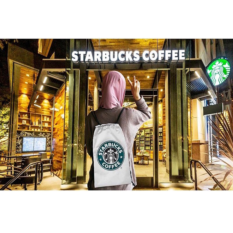 Grosirbarangunikchina Tas Serut Starbucks Non Ori Murah