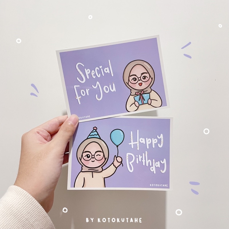 

Additional Greeting / Birthday Card by KOTOKUTAHE