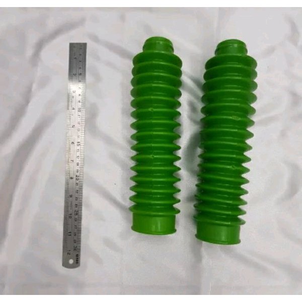 karet shock depan trail KLX 150 warna hijau