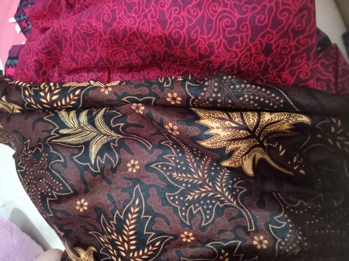 Atasan Batik Dolby Dolbi Dobby Doby Tenun Sutra Tulis Halus Katun Atbm Baron ,sarombit Atasan
