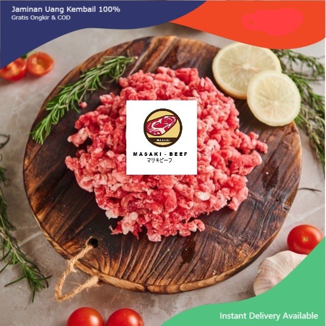 

MINCED BEEF / DAGING GILING IMPORT PREMIUM 85CL -250gr
